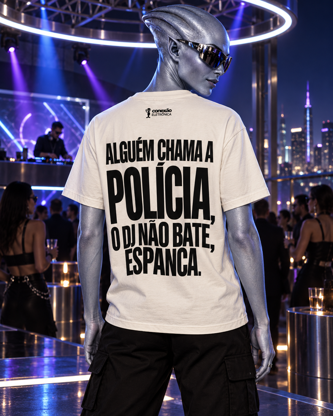 Camisa “Alguém Chama a Polícia” — Edição Limitada